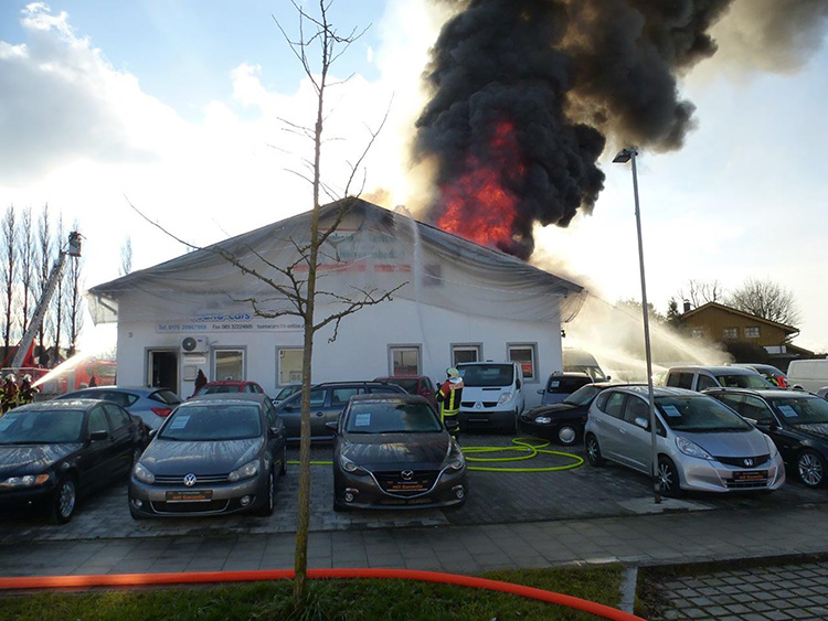 Großbrand Puchheim, Bild 1