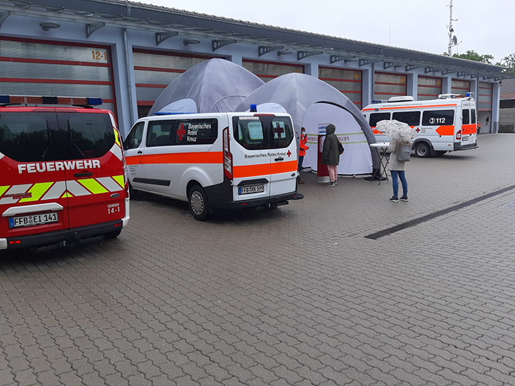 Pop-Up Impfzentrum in Eichenau, Bild 3