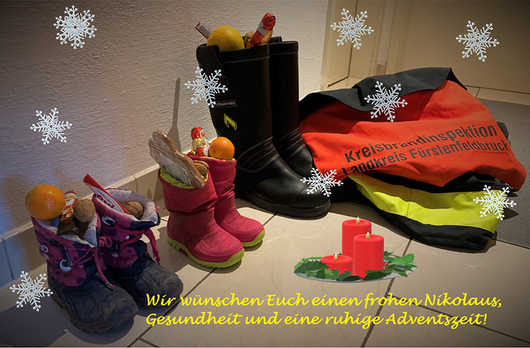 Schönen Nikolaus und Advent