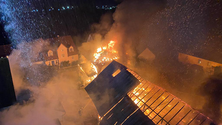 Großbrand im Ortszentrum von Sulzemoos, Bild 2